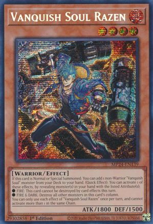Vanquish Soul Razen (MP24-EN139) - 25th Anniversary Tin: Dueling Mirrors 1st Edition - Premium Yugioh Single from Konami - Just $22.94! Shop now at Game Crave Tournament Store