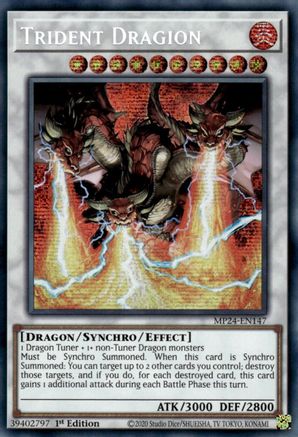 Trident Dragion (MP24-EN147) - 25th Anniversary Tin: Dueling Mirrors 1st Edition - Premium Yugioh Single from Konami - Just $6.25! Shop now at Game Crave Tournament Store