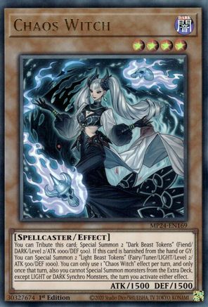 Chaos Witch (MP24-EN169) - 25th Anniversary Tin: Dueling Mirrors 1st Edition - Premium Yugioh Single from Konami - Just $0.25! Shop now at Game Crave Tournament Store