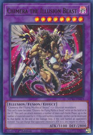 Chimera the Illusion Beast (MP24-EN219) - 25th Anniversary Tin: Dueling Mirrors 1st Edition - Premium Yugioh Single from Konami - Just $0.25! Shop now at Game Crave Tournament Store
