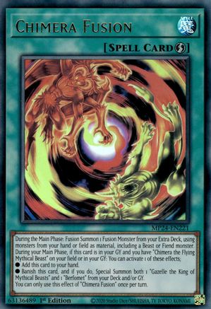 Chimera Fusion (MP24-EN221) - 25th Anniversary Tin: Dueling Mirrors 1st Edition - Premium Yugioh Single from Konami - Just $0.29! Shop now at Game Crave Tournament Store