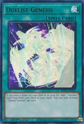 Duelist Genesis (MP24-EN223) - 25th Anniversary Tin: Dueling Mirrors 1st Edition - Premium Yugioh Single from Konami - Just $0.25! Shop now at Game Crave Tournament Store
