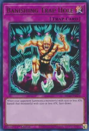Banishing Trap Hole (MP24-EN224) - 25th Anniversary Tin: Dueling Mirrors 1st Edition - Premium Yugioh Single from Konami - Just $0.25! Shop now at Game Crave Tournament Store