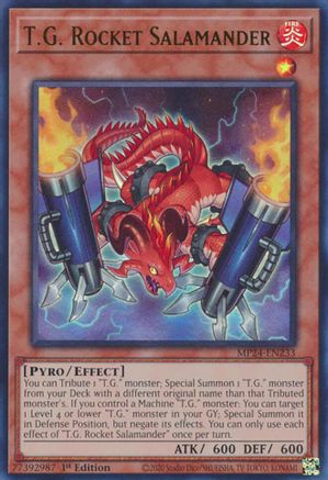 T.G. Rocket Salamander (MP24-EN233) - 25th Anniversary Tin: Dueling Mirrors 1st Edition - Premium Yugioh Single from Konami - Just $0.25! Shop now at Game Crave Tournament Store