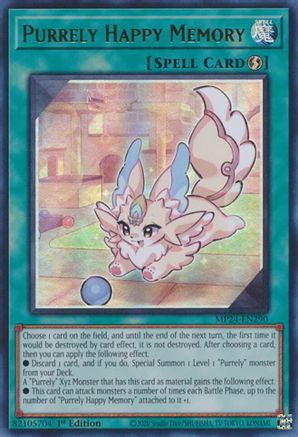 Purrely Happy Memory (MP24-EN290) - 25th Anniversary Tin: Dueling Mirrors 1st Edition - Premium Yugioh Single from Konami - Just $0.32! Shop now at Game Crave Tournament Store