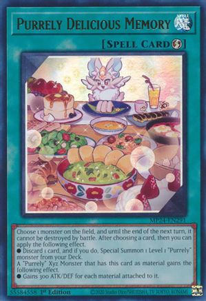 Purrely Delicious Memory (MP24-EN291) - 25th Anniversary Tin: Dueling Mirrors 1st Edition - Premium Yugioh Single from Konami - Just $0.30! Shop now at Game Crave Tournament Store