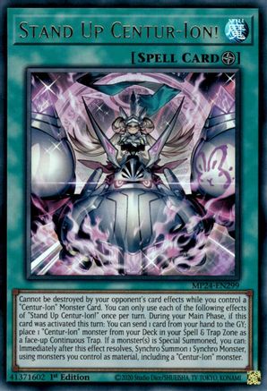 Stand Up Centur-Ion! (MP24-EN299) - 25th Anniversary Tin: Dueling Mirrors 1st Edition - Premium Yugioh Single from Konami - Just $0.72! Shop now at Game Crave Tournament Store