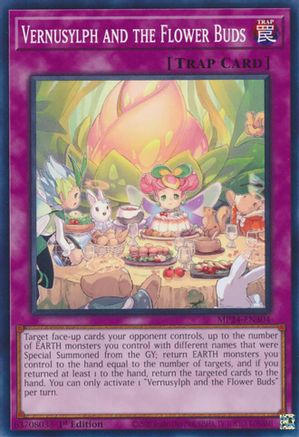 Vernusylph and the Flower Buds (MP24-EN304) - 25th Anniversary Tin: Dueling Mirrors 1st Edition - Premium Yugioh Single from Konami - Just $0.25! Shop now at Game Crave Tournament Store