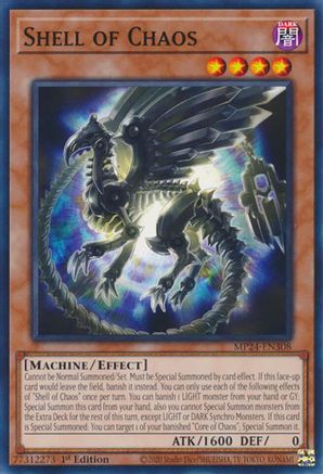 Shell of Chaos (MP24-EN308) - 25th Anniversary Tin: Dueling Mirrors 1st Edition - Premium Yugioh Single from Konami - Just $0.25! Shop now at Game Crave Tournament Store