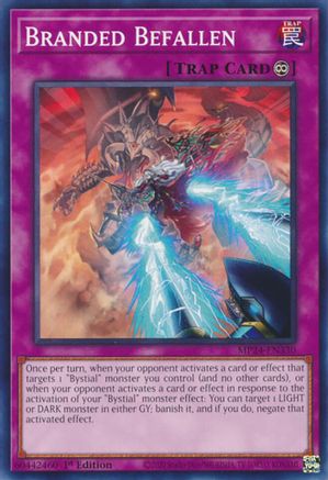 Branded Befallen (MP24-EN330) - 25th Anniversary Tin: Dueling Mirrors 1st Edition - Premium Yugioh Single from Konami - Just $0.25! Shop now at Game Crave Tournament Store