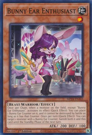 Bunny Ear Enthusiast (MP24-EN343) - 25th Anniversary Tin: Dueling Mirrors 1st Edition - Premium Yugioh Single from Konami - Just $0.25! Shop now at Game Crave Tournament Store