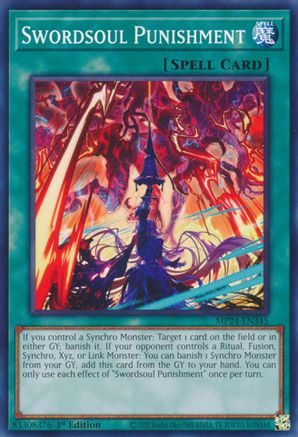 Swordsoul Punishment (MP24-EN345) - 25th Anniversary Tin: Dueling Mirrors 1st Edition - Premium Yugioh Single from Konami - Just $0.25! Shop now at Game Crave Tournament Store