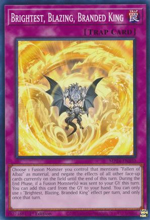 Brightest, Blazing, Branded King (MP24-EN350) - 25th Anniversary Tin: Dueling Mirrors 1st Edition - Premium Yugioh Single from Konami - Just $0.25! Shop now at Game Crave Tournament Store