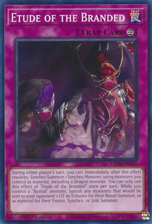 Etude of the Branded (MP24-EN351) - 25th Anniversary Tin: Dueling Mirrors 1st Edition - Premium Yugioh Single from Konami - Just $0.25! Shop now at Game Crave Tournament Store