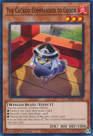 The Cuckoo Commanded to Croon (MP24-EN368) - 25th Anniversary Tin: Dueling Mirrors 1st Edition - Premium Yugioh Single from Konami - Just $0.25! Shop now at Game Crave Tournament Store