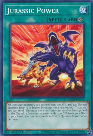 Jurassic Power (MP24-EN373) - 25th Anniversary Tin: Dueling Mirrors 1st Edition - Premium Yugioh Single from Konami - Just $0.25! Shop now at Game Crave Tournament Store