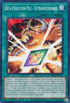 Beta Evolution Pill - Ultranscendance (MP24-EN375) - 25th Anniversary Tin: Dueling Mirrors 1st Edition - Premium Yugioh Single from Konami - Just $0.25! Shop now at Game Crave Tournament Store