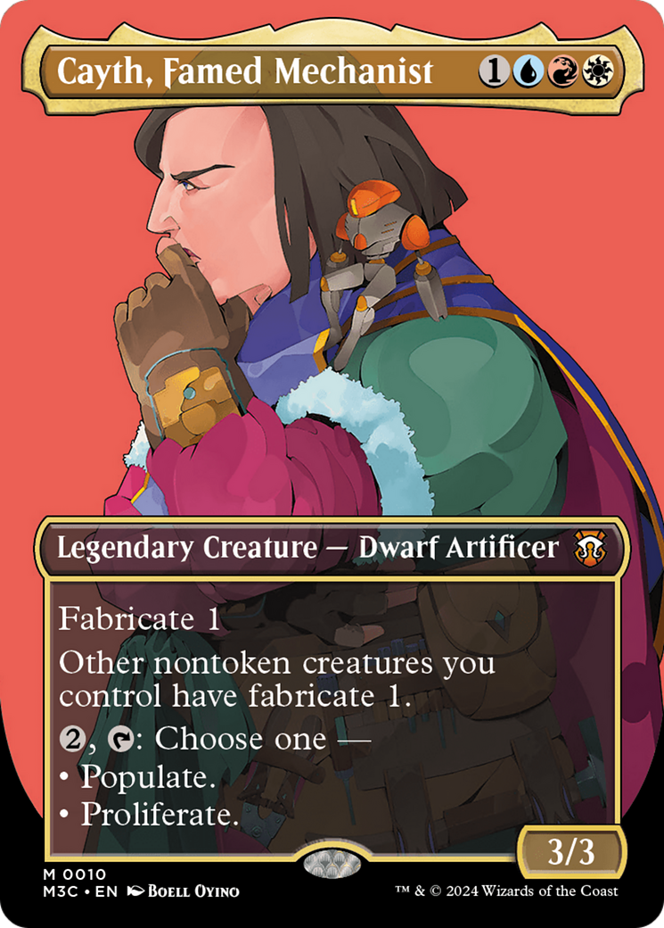 Cayth, Famed Mechanist (M3C-010) - Modern Horizons 3 Commander: (Showcase) (Borderless) Foil - Premium MTG Single from Wizards of the Coast - Just $0.42! Shop now at Game Crave Tournament Store