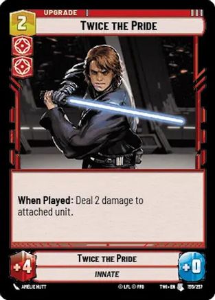 Twice The Price (155/257) - Twilight of the Republic - Premium Star Wars: Unlimited Single from Twilight of the Republic - Just $0.27! Shop now at Game Crave Tournament Store