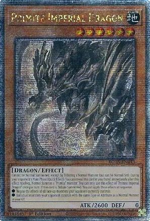 Primite Imperial Dragon (Quarter Century Secret Rare) (ROTA-EN013) - Rage of the Abyss 1st Edition - Premium Yugioh Single from Konami - Just $27.02! Shop now at Game Crave Tournament Store