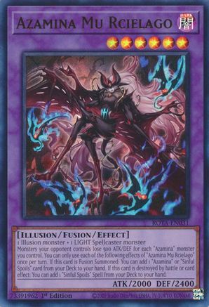 Azamina Mu Rcielago (ROTA-EN031) - Rage of the Abyss 1st Edition - Premium Yugioh Single from Konami - Just $2.22! Shop now at Game Crave Tournament Store