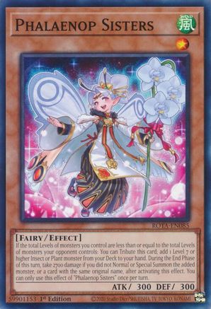 Phalaenop Sisters (ROTA-EN085) - Rage of the Abyss 1st Edition - Premium Yugioh Single from Konami - Just $0.25! Shop now at Game Crave Tournament Store