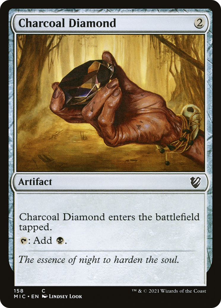 Charcoal Diamond (MIC-158) - Midnight Hunt Commander - Premium MTG Single from Wizards of the Coast - Just $0.08! Shop now at Game Crave Tournament Store