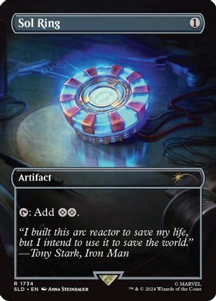 Sol Ring (SLD-1734) - Secret Lair Drop (Borderless) Foil - Premium MTG Single from Wizards of the Coast - Just $13.86! Shop now at Game Crave Tournament Store