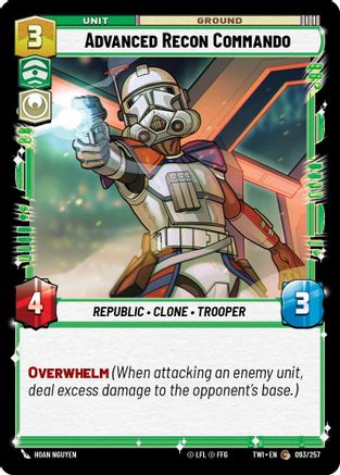 Advanced Recon Commando (093/257) - Twilight of the Republic - Premium Star Wars: Unlimited Single from Twilight of the Republic - Just $0.08! Shop now at Game Crave Tournament Store