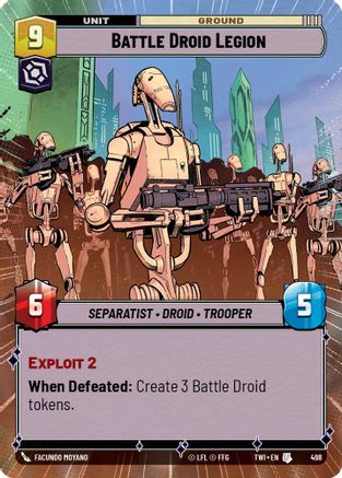 Battle Droid Escort (Hyperspace) (05/10) - Twilight of the Republic Weekly Play Promos - Premium Star Wars: Unlimited Single from Twilight of the Republic: Weekly Play Promos - Just $0.09! Shop now at Game Crave Tournament Store