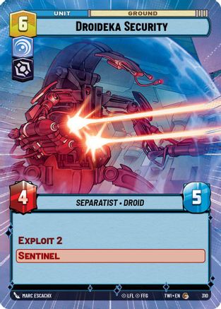 Droideka Security (Hyperspace) (310) - Twilight of the Republic Foil - Premium Star Wars: Unlimited Single from Twilight of the Republic - Just $0.19! Shop now at Game Crave Tournament Store