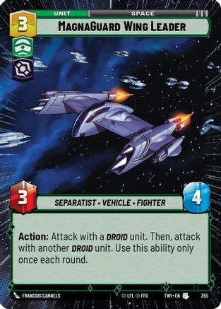 MagnaGuard Wing Leader (Hyperspace) (355) - Twilight of the Republic - Premium Star Wars: Unlimited Single from Twilight of the Republic - Just $0.14! Shop now at Game Crave Tournament Store