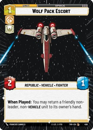 Wolf Pack Escort (Hyperspace) (456) - Twilight of the Republic Foil - Premium Star Wars: Unlimited Single from Twilight of the Republic - Just $0.14! Shop now at Game Crave Tournament Store