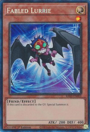 Fabled Lurrie (PCR) (RA03-EN003) - Quarter Century Bonanza 1st Edition - Premium Yugioh Single from Konami - Just $0.75! Shop now at Game Crave Tournament Store