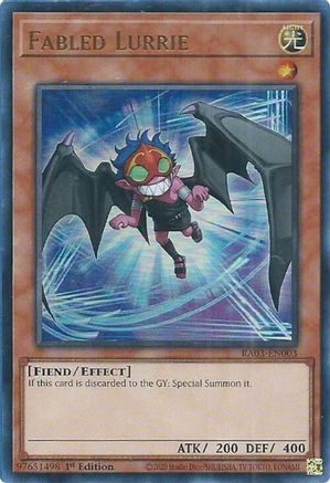 Fabled Lurrie (UR) (RA03-EN003) - Quarter Century Bonanza 1st Edition - Premium Yugioh Single from Konami - Just $0.25! Shop now at Game Crave Tournament Store