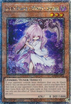 Ghost Reaper & Winter Cherries (Quarter Century Secret Rare) (RA03-EN014) - Quarter Century Bonanza 1st Edition - Premium Yugioh Single from Konami - Just $7.55! Shop now at Game Crave Tournament Store
