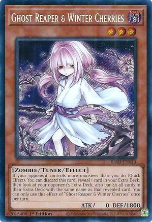 Ghost Reaper & Winter Cherries (Alternate Art) (Secret Rare) (RA03-EN014) - Quarter Century Bonanza 1st Edition - Premium Yugioh Single from Konami - Just $0.38! Shop now at Game Crave Tournament Store
