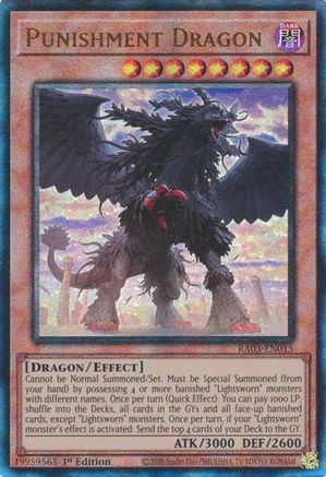 Punishment Dragon (PUR) (RA03-EN015) - Quarter Century Bonanza 1st Edition - Premium Yugioh Single from Konami - Just $0.26! Shop now at Game Crave Tournament Store