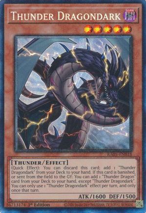 Thunder Dragondark (PCR) (RA03-EN018) - Quarter Century Bonanza 1st Edition - Premium Yugioh Single from Konami - Just $0.26! Shop now at Game Crave Tournament Store