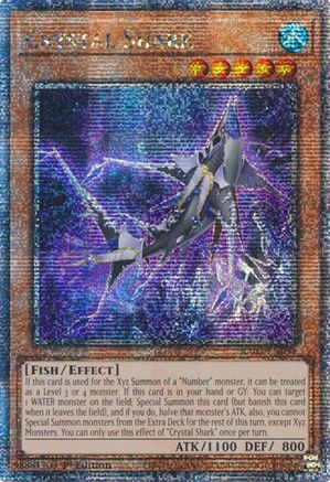 Crystal Shark (Quarter Century Secret Rare) (RA03-EN031) - Quarter Century Bonanza 1st Edition - Premium Yugioh Single from Konami - Just $1.14! Shop now at Game Crave Tournament Store