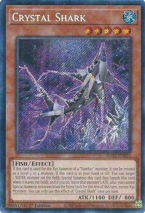 Crystal Shark (Secret Rare) (RA03-EN031) - Quarter Century Bonanza 1st Edition - Premium Yugioh Single from Konami - Just $0.25! Shop now at Game Crave Tournament Store