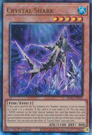 Crystal Shark (PUR) (RA03-EN031) - Quarter Century Bonanza 1st Edition - Premium Yugioh Single from Konami - Just $0.25! Shop now at Game Crave Tournament Store