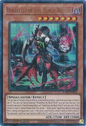 Diabellstar the Black Witch (UR) (RA03-EN032) - Quarter Century Bonanza 1st Edition - Premium Yugioh Single from Konami - Just $0.75! Shop now at Game Crave Tournament Store
