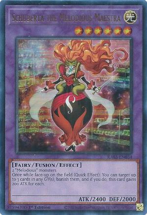 Schuberta the Melodious Maestra (UR) (RA03-EN034) - Quarter Century Bonanza 1st Edition - Premium Yugioh Single from Konami - Just $0.25! Shop now at Game Crave Tournament Store