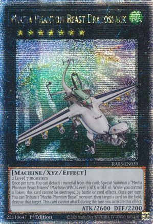 Mecha Phantom Beast Dracossack (Quarter Century Secret Rare) (RA03-EN039) - Quarter Century Bonanza 1st Edition - Premium Yugioh Single from Konami - Just $4.86! Shop now at Game Crave Tournament Store