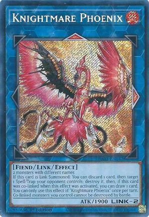 Knightmare Phoenix (Secret Rare) (RA03-EN042) - Quarter Century Bonanza 1st Edition - Premium Yugioh Single from Konami - Just $0.39! Shop now at Game Crave Tournament Store