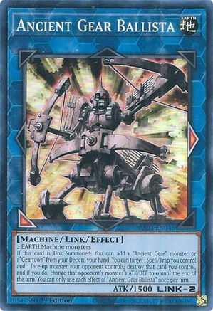 Ancient Gear Ballista (RA03-EN046) - Quarter Century Bonanza 1st Edition - Premium Yugioh Single from Konami - Just $0.25! Shop now at Game Crave Tournament Store