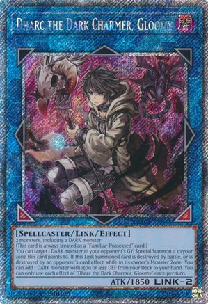 Dharc the Dark Charmer, Gloomy (Platinum Secret Rare) (RA03-EN048) - Quarter Century Bonanza 1st Edition - Premium Yugioh Single from Konami - Just $4.64! Shop now at Game Crave Tournament Store