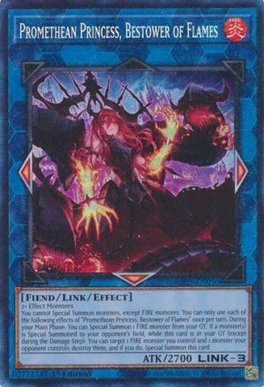 Promethean Princess, Bestower of Flames (PCR) (RA03-EN050) - Quarter Century Bonanza 1st Edition - Premium Yugioh Single from Konami - Just $5.73! Shop now at Game Crave Tournament Store
