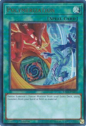 Polymerization (B) (HERO Art) (UR) (RA03-EN051) - Quarter Century Bonanza 1st Edition - Premium Yugioh Single from Konami - Just $0.29! Shop now at Game Crave Tournament Store